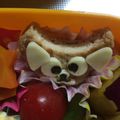 m_kera's cooksnap of when they made デコ鍋＊猫ちゃんハンバーグ キャラ弁にも.