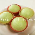 papikun's cooksnap of when they made カキ氷シロップde苺ミルク蒸しパン.