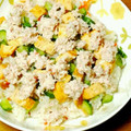 00シルバ's cooksnap of when they made かにの缶詰のちらしずし.