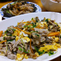 クック6USYZA☆'s cooksnap of when they made 豆苗と卵のさっと炒め.