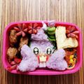 かなではるまmama's cooksnap of when they made プリキュアの妖精❤️アロマのキャラ弁❤️.