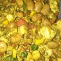 カニーヘン's cooksnap of when they made カレー風味の炒り豆腐.