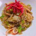 pokoぽん☆彡's cooksnap of when they made いかネギしらすチャーハン.