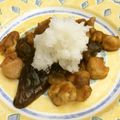 かおぽんぽこりん's cooksnap of when they made 肉じゃがリメイク〜茄子と鶏肉のみぞれ煮.