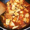 saidaiji's cooksnap of when they made 鶏肉としめじのトマト煮込み.
