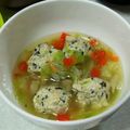 terakooo's cooksnap of when they made ☆離乳食中期☆鶏だんごの野菜スープ.