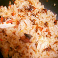 つうこ2's cooksnap of when they made さんま缶詰とえのき茸とササミの炊き込み飯.