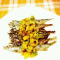 ﾁｲﾁｬﾝﾏﾏ's cooksnap of when they made ✿シシャモのバジルオイル漬け焼き✿簡単.