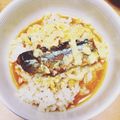 ひつじちゃんのママ's cooksnap of when they made ☆さんまの蒲焼き缶de卵とじ丼☆.