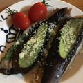 ｑｕｉｃｏ's cooksnap of when they made なすの豚チーズ挟み焼き.