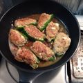 クック4I29DK☆'s cooksnap of when they made 照り焼き風☆ピーマンのチーズ入り肉詰め.