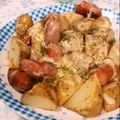 trombonist's cooksnap of when they made 簡単じゃがいもとウィンナーのチーズ焼き.