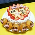 あゆみdp's cooksnap of when they made アンパンマン★お誕生日ケーキ.