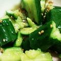 りあけんたママ's cooksnap of when they made きゅうりだけ、ゴマ風味の絶品.