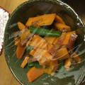あいぼんｗ's cooksnap of when they made お弁当のおかず★にんじんと絹さやのソテー.