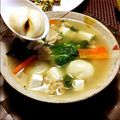 まりおっかあ's cooksnap of when they made もちもち白玉団子とター菜の中華風スープ.