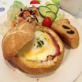bellikky's cooksnap of when they made ミートソースで簡単♪ミートグラタンパン☆.
