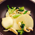 marimoまま's cooksnap of when they made 青菜＊きのこ＊かぶの秋炒め.