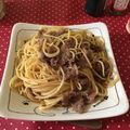 河合ことは's cooksnap of when they made 牛肉和風パスタ.