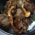 白レバー's cooksnap of when they made お手軽。牛肉の和風丼。.