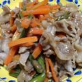 かんぽうじ's cooksnap of when they made 豚こま味噌炒め　お弁当のおかず.