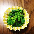 ＊はみ＊'s cooksnap of when they made 菜の花の塩昆布和え.