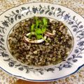 みそゆうき's cooksnap of when they made ◈焼き海苔で♪イカ墨リゾット??◈.