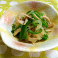 ピーマンがスキです♪'s cooksnap of when they made ピーマンと白滝の和え物.