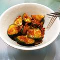 Misakym's cooksnap of when they made 簡単 コチュジャンきゅうり 漬物 つまみ.