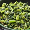 ポパイ474's cooksnap of when they made 大根菜のよごし（味噌炒め）ご飯のお供に.