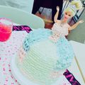 ズンコ㌫'s cooksnap of when they made お誕生日に！プリンセスバースデーケーキ.