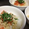 jonnychuck's cooksnap of when they made 香ばしい～♪鮭丼.