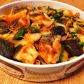 yueriko's cooksnap of when they made 鮭南蛮漬け風.