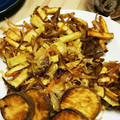 ママとあかり's cooksnap of when they made 簡単！さつまいもと玉ねぎのかき揚げ.