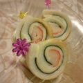 たもたん's cooksnap of when they made カニカマ×ちくわの巻き巻き♪.