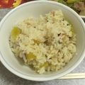 氷魚。's cooksnap of when they made 簡単！甘さ引き立つサツマイモご飯.