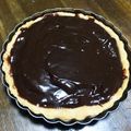 84★'s cooksnap of when they made 焼かないチョコレートタルト.