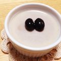 あゆっぷり's cooksnap of when they made 黒豆＆クリームチーズのぷるぷるプリン♪.