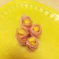 take♪aki♪'s cooksnap of when they made お弁当に♡ハムでお花.
