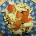 nerolincon's cooksnap of when they made 白菜とトマトの塩昆布サラダ.