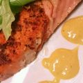 ゅぃはるmama's cooksnap of when they made 鮭のムニエル☆マスタードソース.