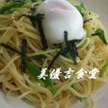ぴっちい's cooksnap of when they made ねぎベーコン♡♥和風半熟卵パスタ.