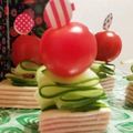 Shinomam's cooksnap of when they made 冷凍ハンバーグde花咲くピンチョス.