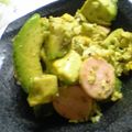 maruru-nn's cooksnap of when they made アボガドのふわふわコク炒め.
