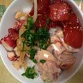Saiden's cooksnap of when they made スパイシーアヒポキ.