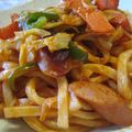 3匹の子ブタｍａｍａ's cooksnap of when they made 野菜たっぷり♪簡単洋風焼きうどん.