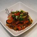 料理って大変's cooksnap of when they made 茄子と鶏肉の甘酢炒め.