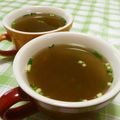 赤い電話's cooksnap of when they made 簡単！即席！　さっぱり お吸い物.