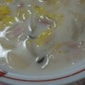 ちびっことんとん's cooksnap of when they made 白菜のミルクスープ.
