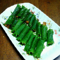 なおころピッコロ's cooksnap of when they made 煮ごぼうのしそ巻き.